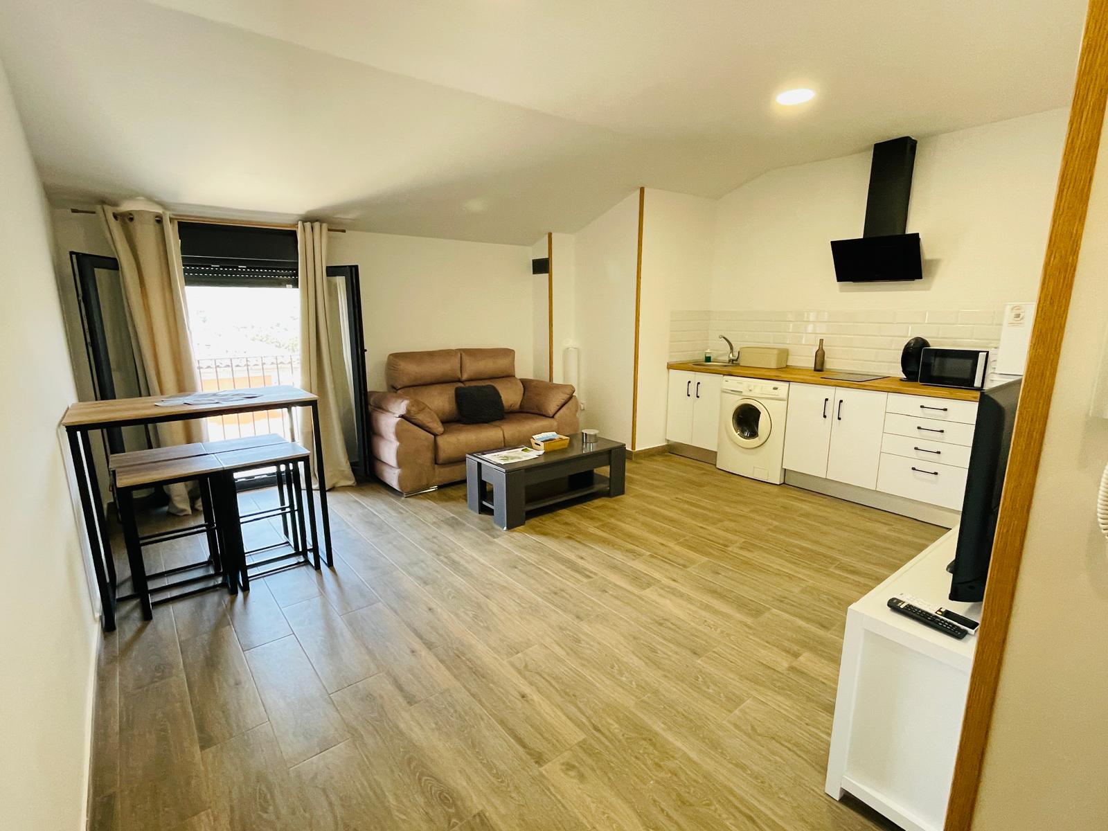 Salón y cocina del apartamento ORIGEN